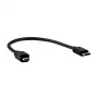E+P CC 324/02 cable USB 3.1, 0,2 m, USB-C a Micro-B, negro 0000853270