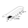 E+P adaptador multipuerto USB-C 8 en 1 MPA8 negro/plata
