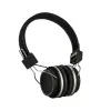 E+P TV200 auriculares on-ear para TV con control de volumen integrado, cable de 5,5 m, jack 3,5 mm, negro