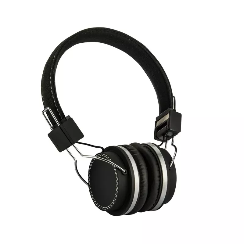 E+P TV200 auriculares on-ear para TV con control de volumen integrado, cable de 5,5 m, jack 3,5 mm, negro