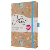 SIGEL Jolie 2027 agenda semanal A5 azul Floral Serenity tapa dura con goma elástica, trabilla para bolígrafo, cinta de lectura, bolsillo interior, 144 páginas, papel 80 g/m², esquinas redondeadas, multilingüe 7J807