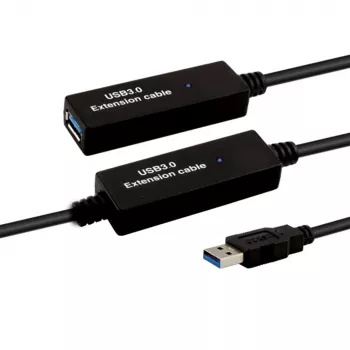 E+P cable alargador USB 3.0 activo 10 m negro CC380/10 874110