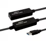 E+P cable alargador USB 3.0 activo 10 m negro CC380/10 874110