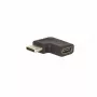 E+P adaptador en ángulo USB-C CC377 270° en forma de U conector macho USB-C a conector hembra USB-C 10Gbps 100W PD 4K60Hz negro