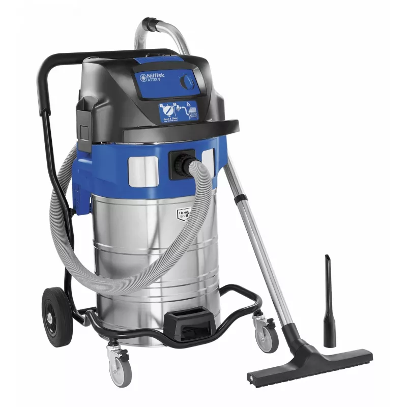 Nilfisk ATTIX 961-01 aspirador de agua y polvo 70L 3000W azul/plata 302002900