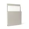 DURABLE expositor de folletos autoadhesivo gris DIN A4 245 x 27 x 330 mm 507210