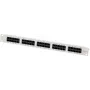 BULLITT CAT 3 Panel de parcheo ISDN, 50 puertos RJ45 conector hembra 8P4C sin apantallar, montaje en rack 19