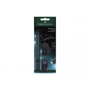 Faber-Castell Midnight Ocean Set de lápices B, negro/azul 118295
