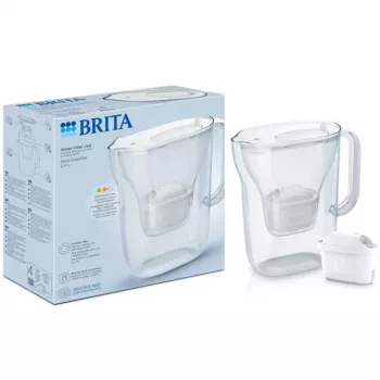 Brita Style Jarra filtrante de agua, 2,4L, Blanco, filtro MAXTRA+ incluido