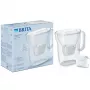 Brita Style Jarra filtrante de agua, 2,4L, Blanco, filtro MAXTRA+ incluido