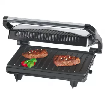 Clatronic MG 3519 Grill de contacto 700 W sin grasa placas antiadherentes