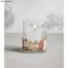 Rayher Piezas decorativas de madera de chapa natural Casas nórdicas, 4 piezas (46809505)