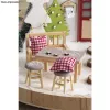 Rayher Mesa de duende con 2 taburetes, madera natural, set de 3 piezas 46819505