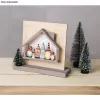 Rayher artículo decorativo listón de madera familia de duendes, 2 uds. (46805505)