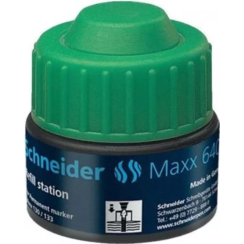 Schneider Maxx 640 tinta de recarga para rotulador verde 30 ml 164004