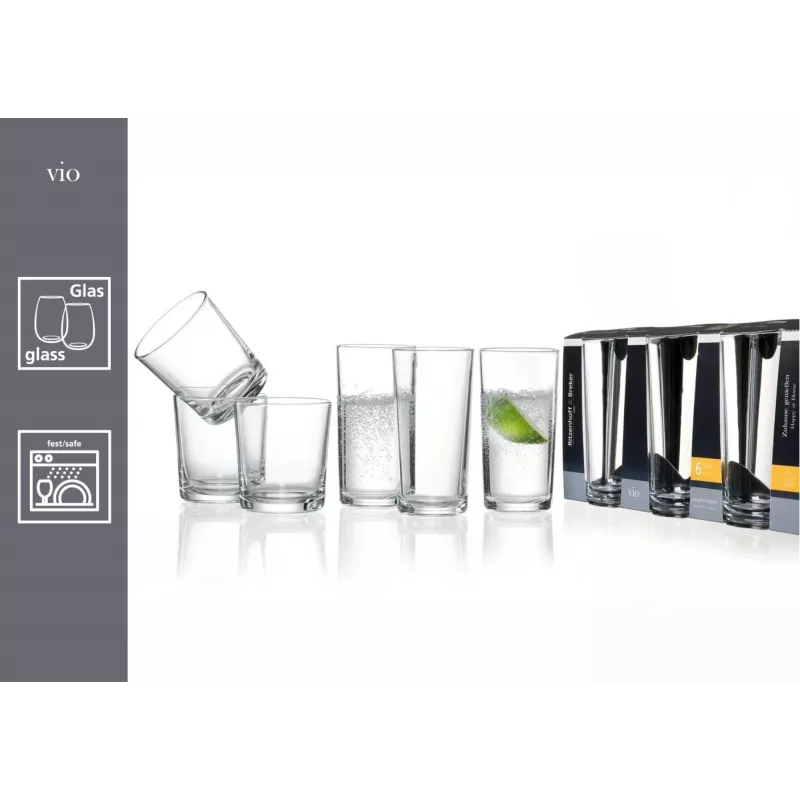 Ritzenhoff & Breker 4ALL 690231 Vasos de whisky, set de 6