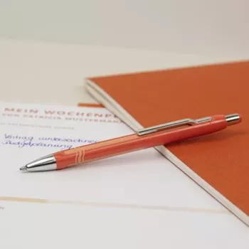 Schneider Epsilon bolígrafo naranja con tinta azul 138606