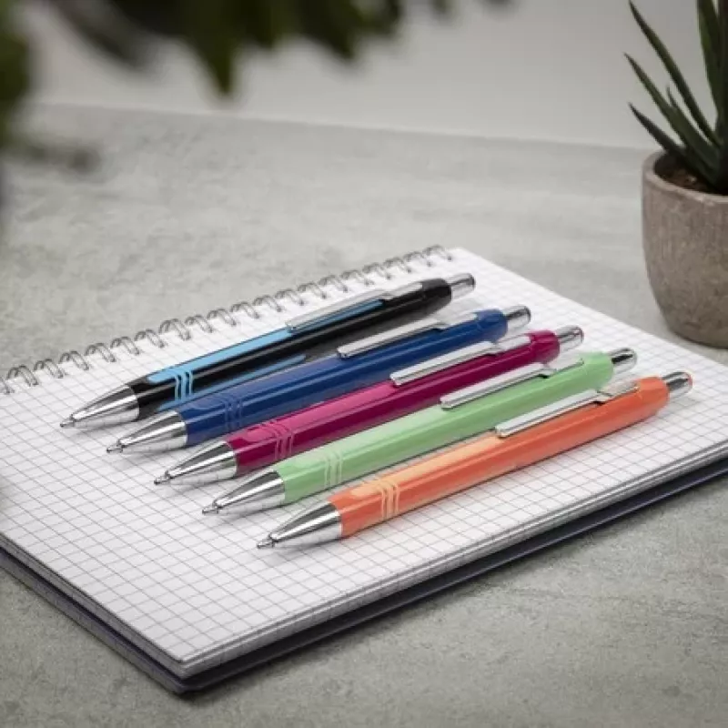 Schneider Epsilon bolígrafo naranja con tinta azul 138606