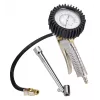 Einhell 4133110 medidor analógico de presión de neumáticos con manómetro, 0-10 bar / 0-145 psi, válvula de purga