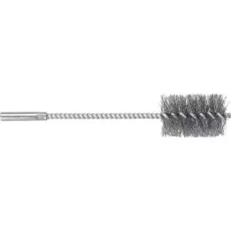 Wolfcraft cepillo cilíndrico 2128000, alambre de acero, 15 mm de diámetro, vástago de 6 mm, 4500 rpm