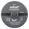 wolfcraft sierra de corona múltiple Ø 25-65 mm, 6 hojas de sierra, profundidad de corte 23 mm (2165000)