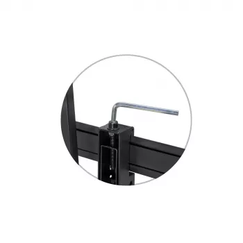E+P WHS310 soporte de pared inclinable para TV para pantallas de 55-105 inch hasta 80 kg, negro
