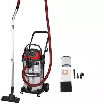 Einhell TE-VC 4090 SACL aspirador en húmedo y seco 40 L acero inoxidable clase de polvo L 2347445