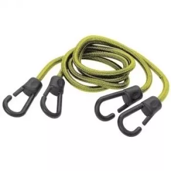 Wolfcraft 3292000 cuerda elástica 8 mm x 1 m negro