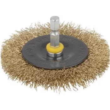 Wolfcraft Cepillo de disco con vástago de 1/4 pulgadas (6,3 mm) 2110000