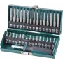Wolfcraft Set de 31 puntas de seguridad con portapuntas magnético de cambio rápido, acero S2, vástago hexagonal de 1/4 pulgadas, Phillips, Pozidriv, Torx, Security-Hex, Tri-Wing, Spanner, Torq-Set, Robertson, ranurada 1386000