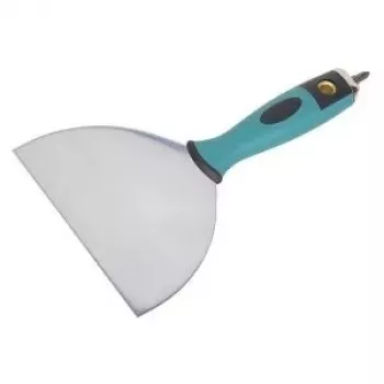 Wolfcraft 4047000 Espátula para juntas 255 mm x 150 mm acero inoxidable hoja flexible con mango ergonómico