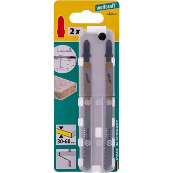 Wolfcraft 2324000 Hoja de sierra de calar HCS 130 mm vástago en T 1 unidad
