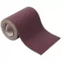 Wolfcraft 1741000 Rollo de papel de lijar con velcro, grano P120, 4 m x 115 mm, óxido de aluminio, para madera, barniz, pintura, masilla, plásticos, metales ligeros