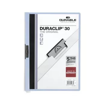 DURABLE Duraclip 2200-06 A4 Grapadora de pinza polipropileno azul