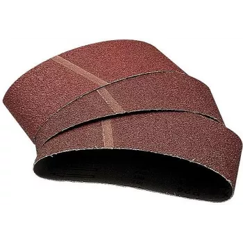 Wolfcraft 1916100 Set de bandas de lijar, 533 x 75 mm, grano 40/80/120, 9 piezas