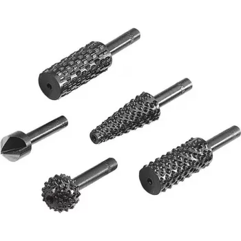 Wolfcraft Set de escofinas y avellanadores 5 piezas 2540000