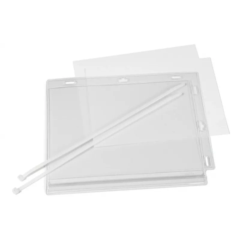 DURABLE Fundas para póster A5 impermeables con bridas, pack de 5 (505919)