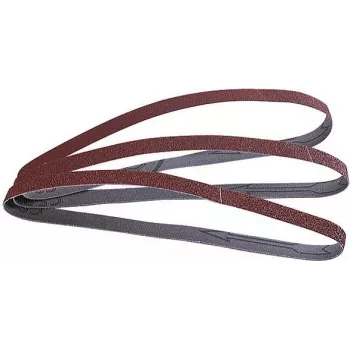 Wolfcraft 1725000 Banda de lijar grano 80, 457 mm x 13 mm, 3 piezas