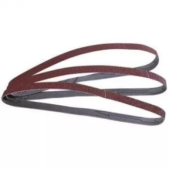 Wolfcraft 1725000 Banda de lijar grano 80, 457 mm x 13 mm, 3 piezas