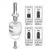 wolfcraft 2640000 Adaptador de portabrocas SDS-plus 1/2