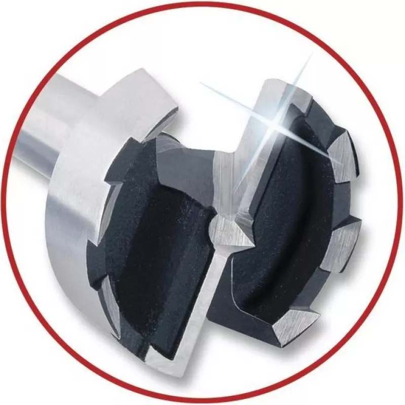Wolfcraft Broca Forstner 40 mm de diámetro, 90 mm de longitud, vástago cilíndrico 3325000