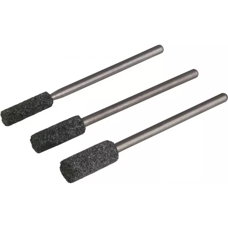Wolfcraft 2175000 Set de fresas de cerámica, 3 piezas, vástago 2,35 mm
