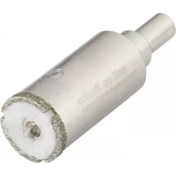 wolfcraft 5924000 Corona de diamante 6 mm para gres porcelánico, granito, azulejos, acero inoxidable