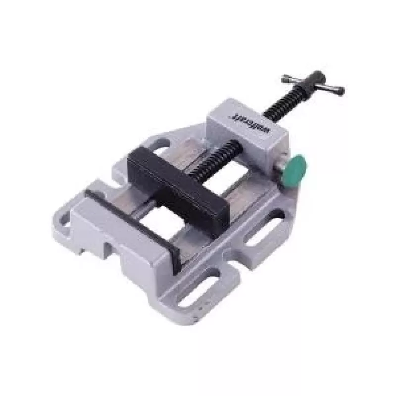 Wolfcraft 3423000 Tornillo de banco con mordaza de 85 mm y apertura de 80 mm