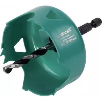 Wolfcraft 5968000 Sierra de corona bimetálica 68 mm