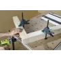 Wolfcraft 3036000 Sargento para banco de trabajo, apertura 120 mm