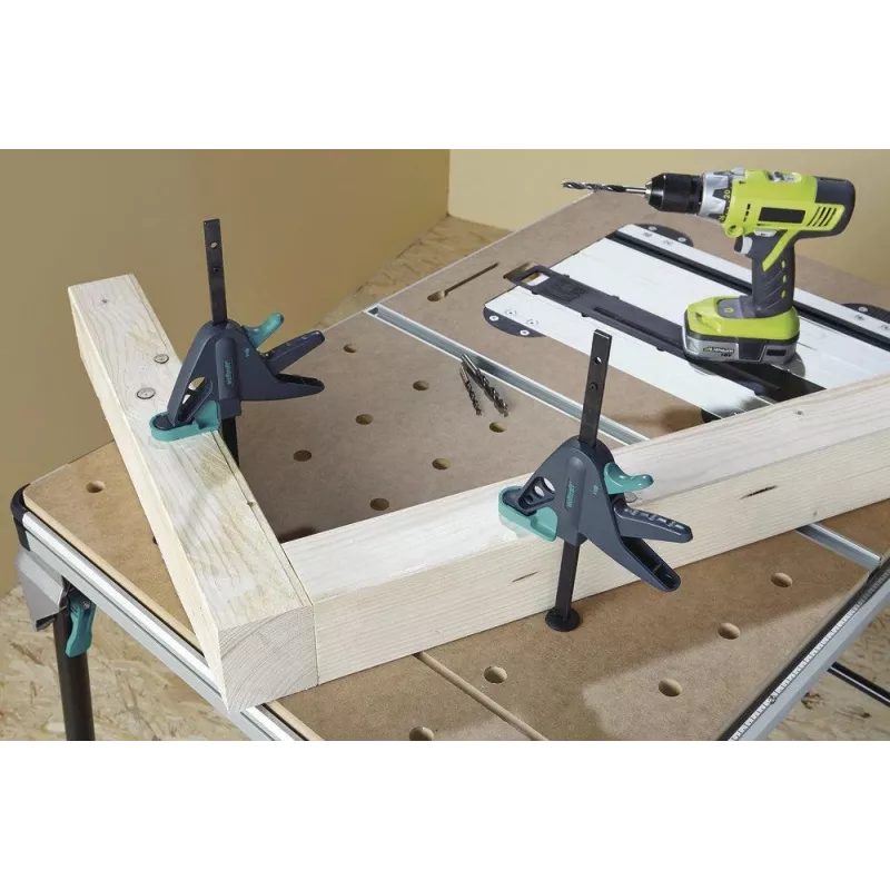 Wolfcraft 3036000 Sargento para banco de trabajo, apertura 120 mm