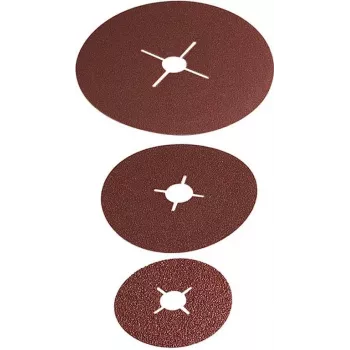 Wolfcraft 2476000 Papel de lija para plato lijador, sin perforar, grano 24/40/60/100, 115 mm, 1 set