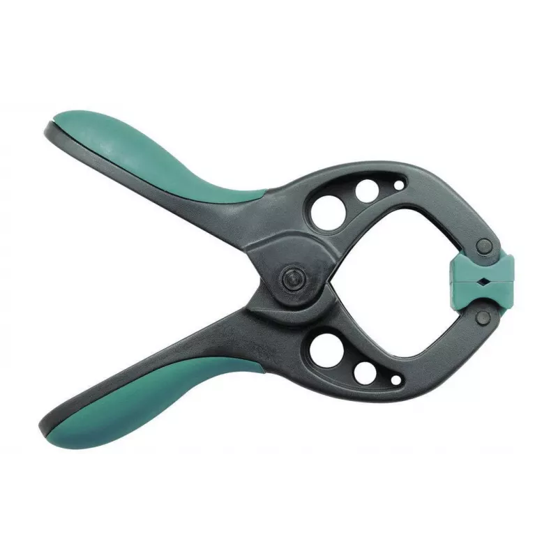 wolfcraft FZ 40 Sargento de resorte 40 mm gris/turquesa 3630000
