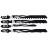 Wolfcraft 8430000 Set de 10 hojas de sierra de calar para madera, mango en T